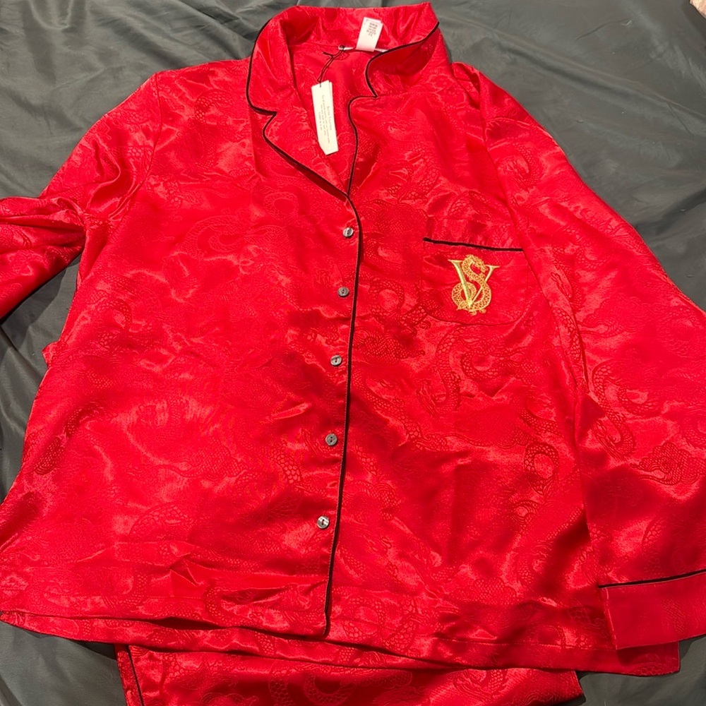 Victorias Secret Satin Pajamas
